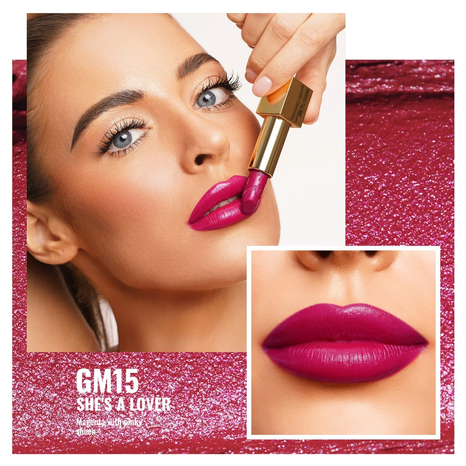 Metallic Shine Lipstick | GM15 She's A Lover